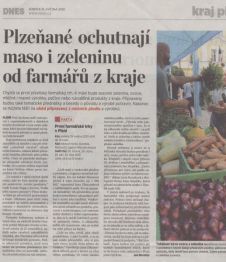 Plzeňské farmářské trhy zaujaly i média