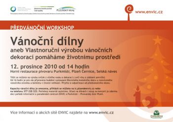 Vánoční dílny aneb Vlastnoruční výrobou vánočních dekorací pomáháme životnímu prostředí
