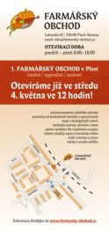 Farmářský obchod bude v Plzni otevřen již 4. května!